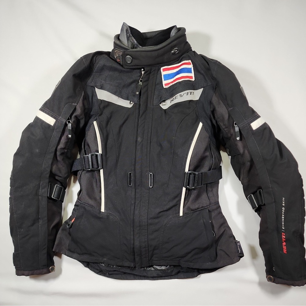 Rev'it Ladies Sand 4 H2O Textile Jacket- Black - Size EUR 34